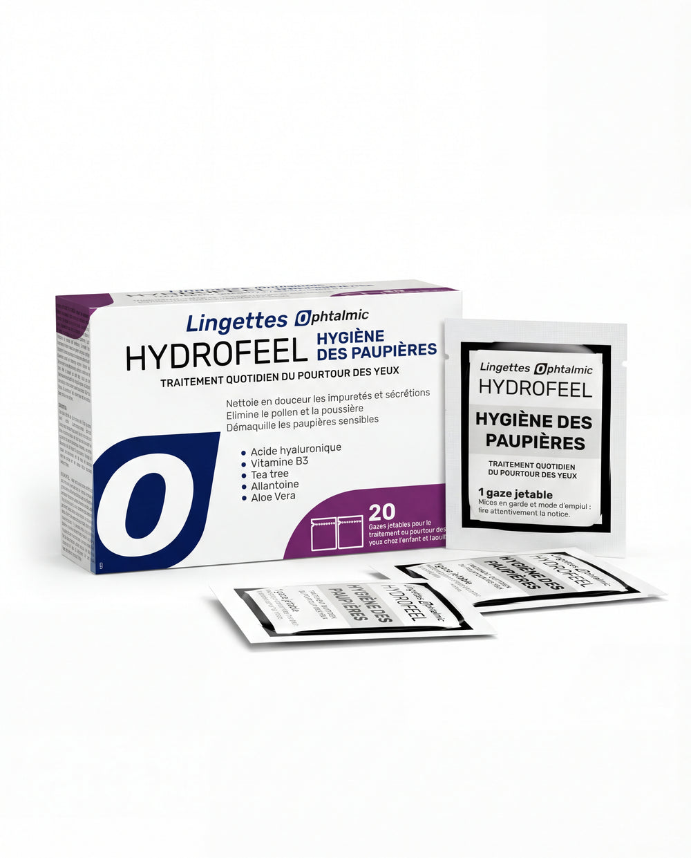Ophtalmic Hydrofeel Lingettes Hygiène des paupières